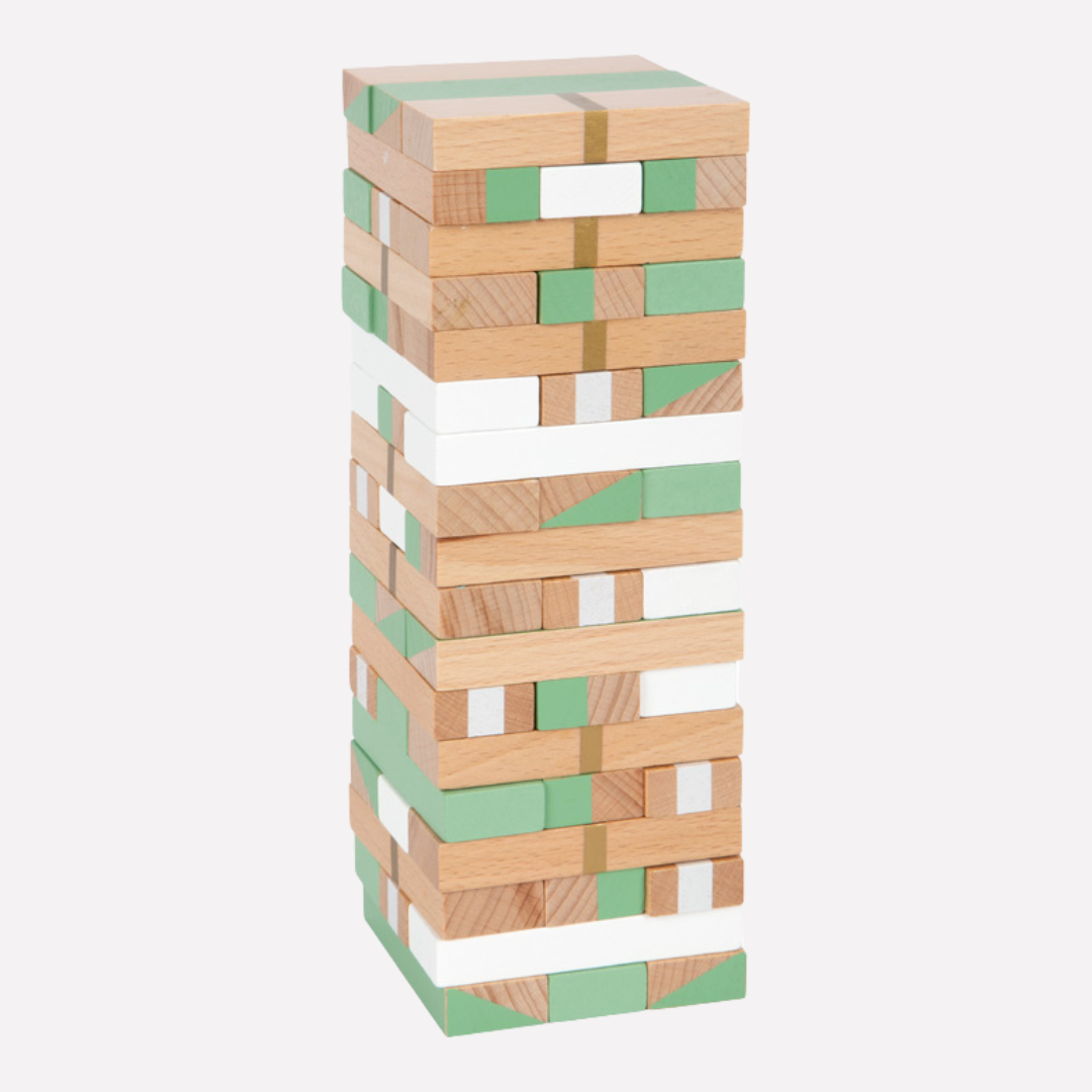 Jeu Tour Bancale en Bois de Jokajeux, un jeu d'adresse amusant pour toute la famille