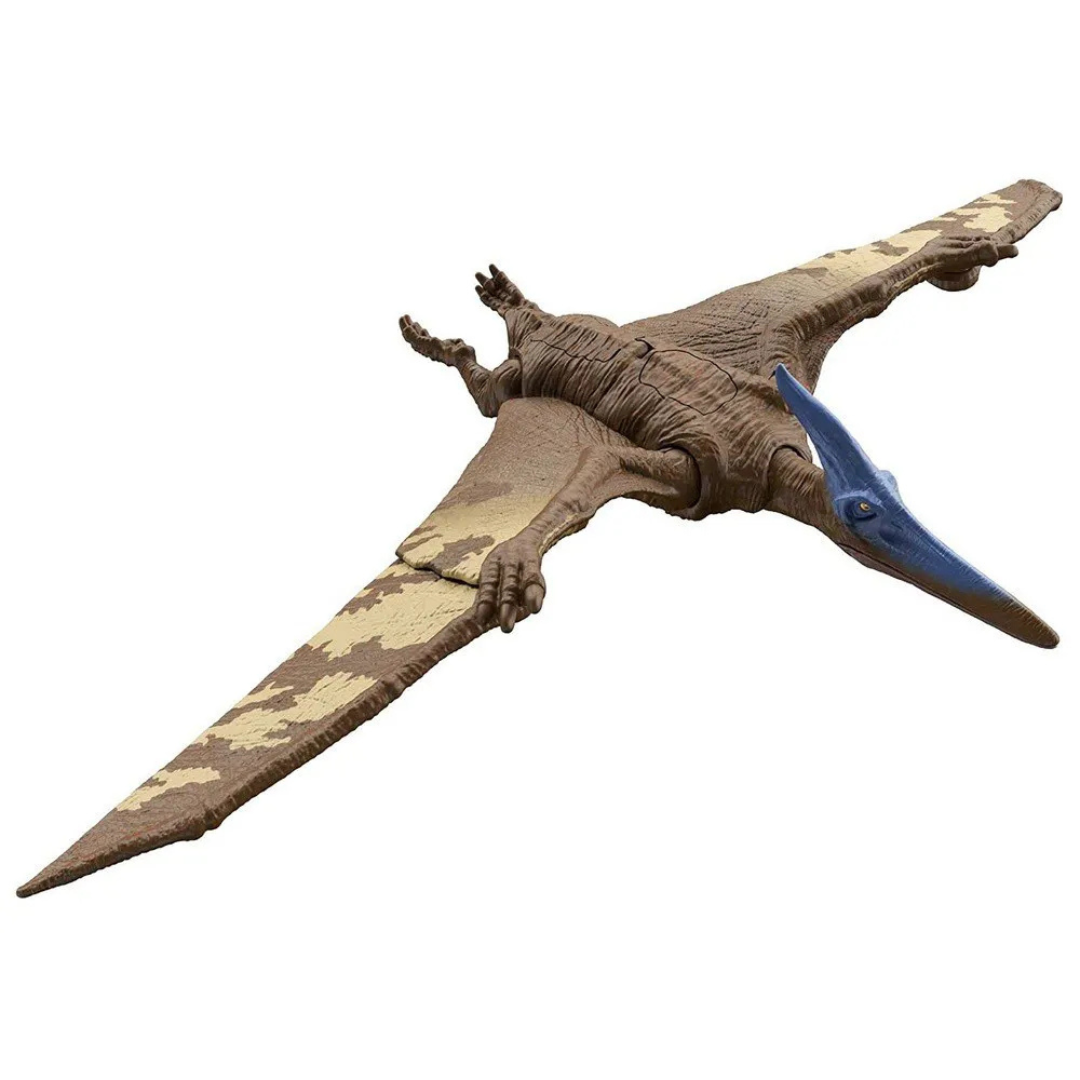 Figurine Dinosaure Pteranodon en plastique avec des ailes déployées pour les enfants passionnés de dinosaures