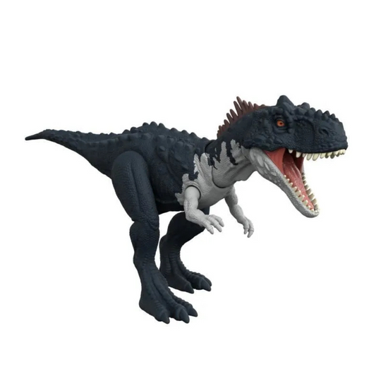 Figurine Dinosaure Rajasaurus en plastique avec détails réalistes et couleurs vibrantes, idéale pour les enfants